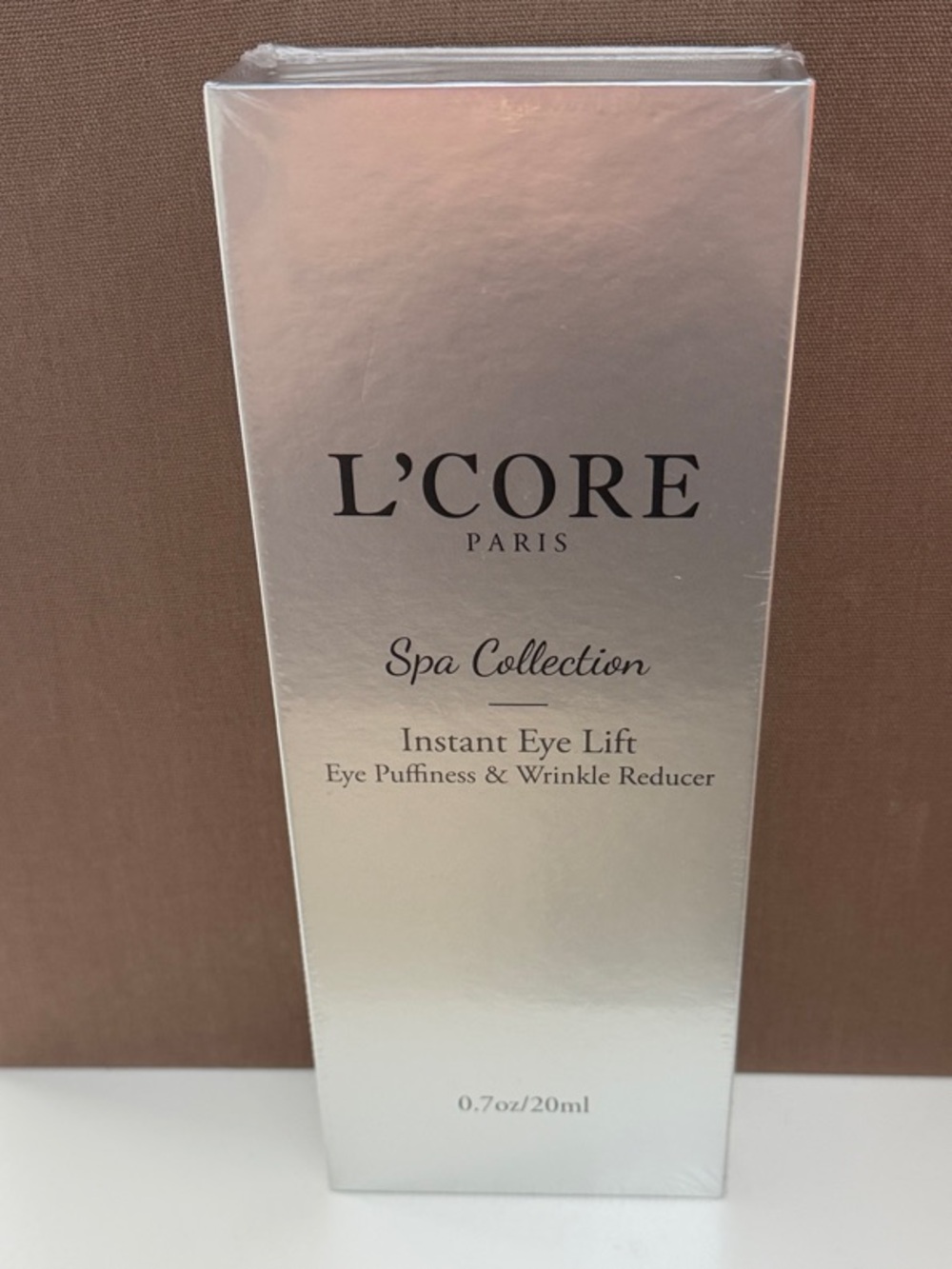 L'Core Paris Spa Collection Instant Eye Lift - Silver Packaging